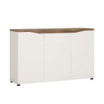 Toledo 3 Door White Sideboard White