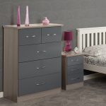 Nevada Grey 5 Chest of Drawer Grey