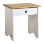 Corona White Dressing Table Stool White