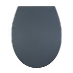 Thermoplast Grey Toilet Seat Grey