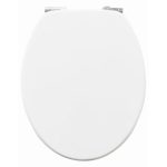 Slow Close White Beechwood Toilet Seat White