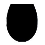 Duroplast Black Toilet Seat Black