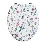 Botanical Meadow MDF Toilet Seat MultiColoured
