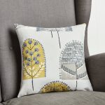 Nordic Trees Ochre Cushion Cover Ochre