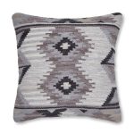 Dorma Kilim Cushion Grey