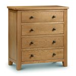 Julian Bowen Marlborough 4 Drawer Chest Natural