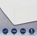Memory Comfort Pedic DoubleFirm Mattress White