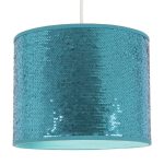 Mermaid Sequin Pendant Shade Teal