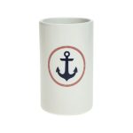 Nautical Anchor Tumbler White