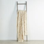 Cinnabar Natural Woven Throw Natural
