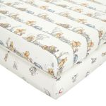 Disney Winnie the Pooh Pack of 2 Fitted Sheets Cream
