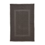 Grey Cotton Bath Mat Grey