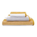 Elements Stripe Ochre Towel Ochre