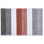 Elements Stripe Paprika Bath Mat Paprika