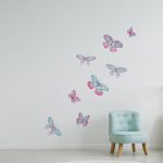 Butterfly Wall Stickers Pink