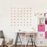 Hearts Wall Stickers Pink
