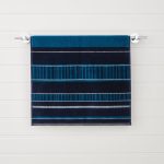 Sheared Stripe Teal Towel Teal