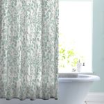 Eucalyptus Shadow Shower Curtain Seafoam