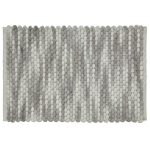 Marble Grey Bath Mat Grey