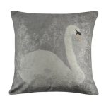 Water’s Edge Swan Cushion Blush