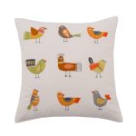 Elements Birds Cushion Multi coloured