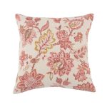 Jacobean Floral Brick Cushion Multi coloured