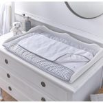 Clair de Lune Grey Barley Bebe Changing Mat Grey