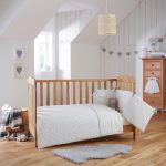 Clair de Lune Lullaby Hearts 2 Piece Bedding Set White