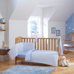 Clair de Lune Blue Stars and Stripes 2 Piece Bedding Set Blue