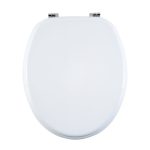 White MDF Toilet Seat White