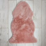 Pink Shorn Sheepskin Baby Comforter Pink