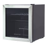 Russell Hobbs Stainless Steel Glass Door Drinks Cooler Silver