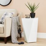 Mia White Side Table White