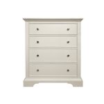 Charlotte 4 Drawer Chest White