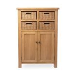 Sherbourne Oak Shoe Storage Natural