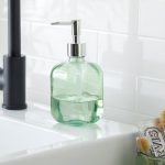 Recycled Glass Lotion Dispenser Clear