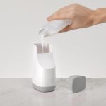 Joseph Joseph Grey Compact Soap Dispenser Grey