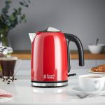 Russell Hobbs Colours Plus 1.7L Flame Red Kettle Red