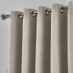 Tyla Natural Blackout Eyelet Curtains Natural