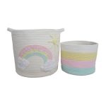 Unicorn Dreams Pack of 2 Storage Baskets NA