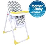 My Babiie Billie Faiers Grey Chevron Highchair Grey