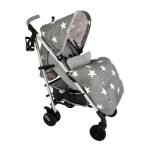 My Babiie Billie Faiers MB51 Grey Stars Stroller Grey