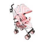 My Babiie MB02 Pink Chevron Stroller Pink