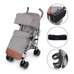 Ickle Bubba Discovery Prime Silver and Grey Stroller Grey