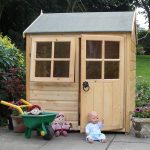 4ft x 4ft Bunny Shiplap Playhouse Natural