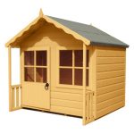 5ft x 5ft Kitty Shiplap Playhouse Brown