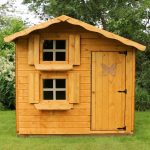 5ft x 7ft Snowdrop Double Storey Playhouse Natural