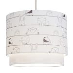 Bear Hugs 2 Tier Pendant Shade Off-White