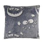 Little Monsters Glow in the Dark Cushion Blue
