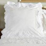 Dorma Alice Continental Square Pillowcase White